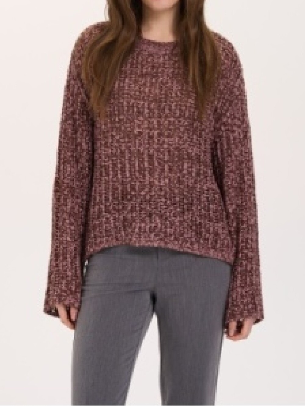 Open Tape Weave Sweater